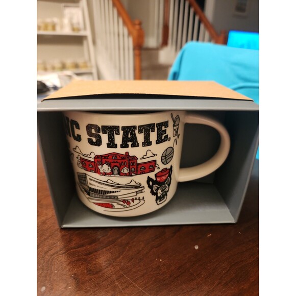 Starbucks "Been There" Series Campus Collection Mug NC State Wolfpack NIB - Picture 1 of 10